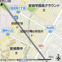 三浦仏壇店　城南工場周辺の地図