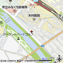 滋賀県甲賀市水口町虫生野虹の町143周辺の地図