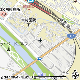 滋賀県甲賀市水口町虫生野虹の町114-1周辺の地図