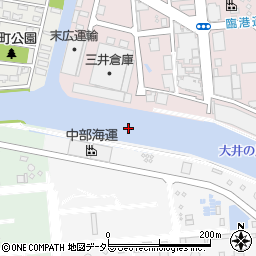 天白川周辺の地図