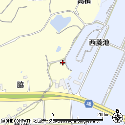 愛知県知多郡阿久比町福住脇125周辺の地図
