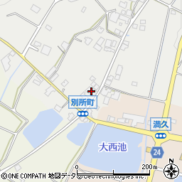 兵庫県加西市別所町239周辺の地図