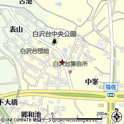 愛知県阿久比町（知多郡）福住（石亀坂）周辺の地図