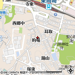 愛知県岡崎市明大寺町西郷中5周辺の地図