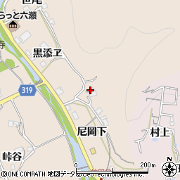 兵庫県川辺郡猪名川町笹尾尼岡下14周辺の地図