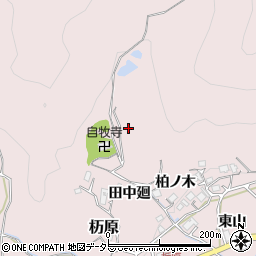 兵庫県川辺郡猪名川町杤原田中廻周辺の地図