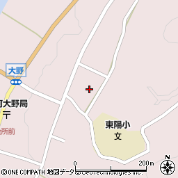 愛知県新城市大野小林周辺の地図