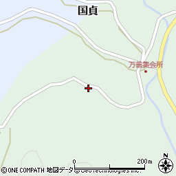 岡山県美作市万善1335周辺の地図