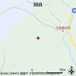 岡山県美作市万善1335周辺の地図