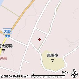 愛知県新城市大野（小林）周辺の地図