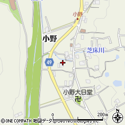 兵庫県三田市小野459周辺の地図