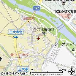 滋賀県甲賀市水口町三本柳55周辺の地図