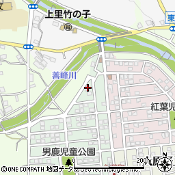 京都府京都市西京区大原野上里男鹿町5-8周辺の地図