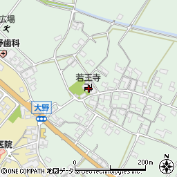 若王寺周辺の地図
