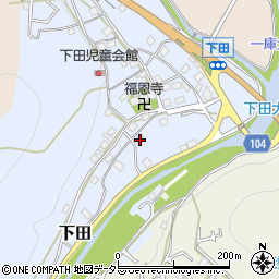 大阪府豊能郡能勢町下田288周辺の地図