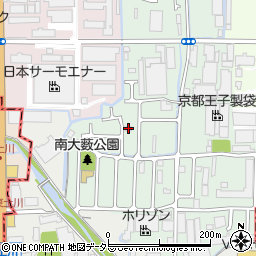京都府京都市南区久世大藪町451周辺の地図