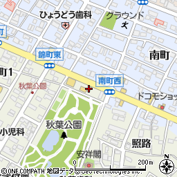 なか卯安城大山店周辺の地図