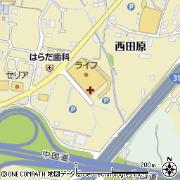 ロッテリア福崎ライフ店周辺の地図