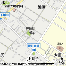 愛知県岡崎市筒針町池田180周辺の地図