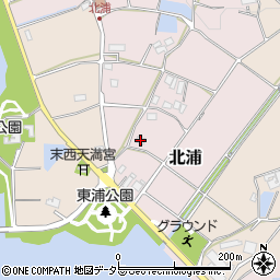 兵庫県三田市北浦107周辺の地図