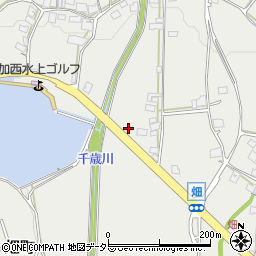 兵庫県加西市畑町841-1周辺の地図