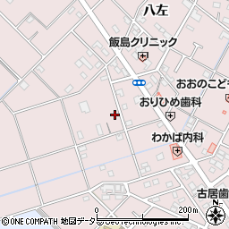 愛知県安城市横山町八左179周辺の地図