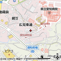 愛知県岡崎市欠町広見東通周辺の地図