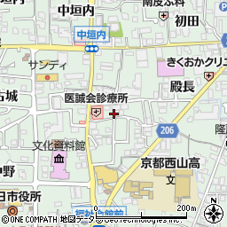 京都府向日市寺戸町殿長周辺の地図