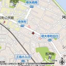 東岡ワークス周辺の地図