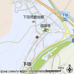 大阪府豊能郡能勢町下田309周辺の地図