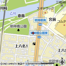大吉　岡崎店周辺の地図