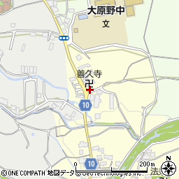 京都府京都市西京区大原野石見町21周辺の地図