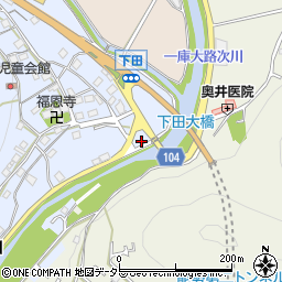 大阪府豊能郡能勢町下田240周辺の地図
