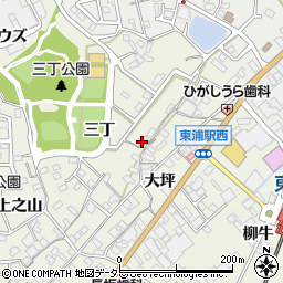 愛知県知多郡東浦町藤江三丁21周辺の地図