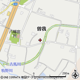 兵庫県加東市曽我162周辺の地図