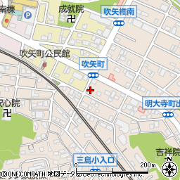 愛知県岡崎市明大寺町出口16周辺の地図