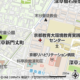 京都府京都市伏見区深草越後屋敷町65周辺の地図