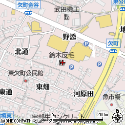 愛知県岡崎市欠町松塚14周辺の地図