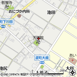 愛知県岡崎市筒針町池田181周辺の地図