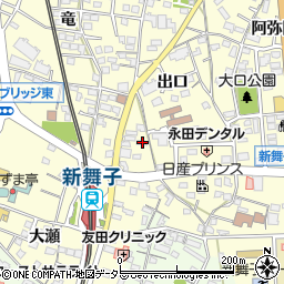 愛知県知多市新舞子出口54-3周辺の地図