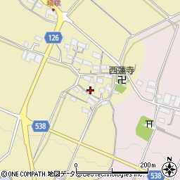 滋賀県甲賀市水口町嶬峨335周辺の地図