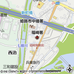 福崎警察署周辺の地図