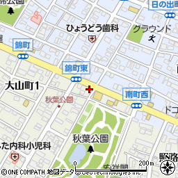 三河硝子店周辺の地図