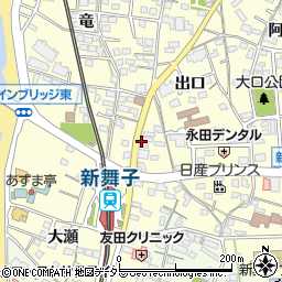 愛知県知多市新舞子出口54-18周辺の地図