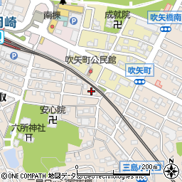 愛知県岡崎市明大寺町馬場東154周辺の地図