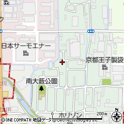 京都府京都市南区久世大藪町442周辺の地図
