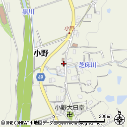 兵庫県三田市小野480周辺の地図