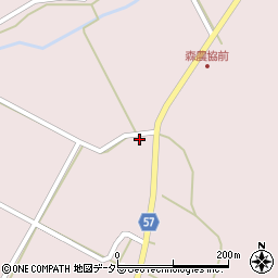 広島県庄原市東城町森1675周辺の地図