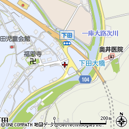 大阪府豊能郡能勢町下田198-1周辺の地図