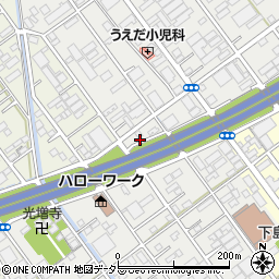 静岡商工データ周辺の地図